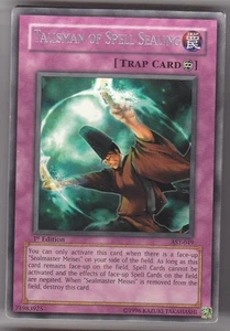 YU-GI-OH Talisman of Spell Sealing Rare AST-049 englisch - Bild 1 von 1