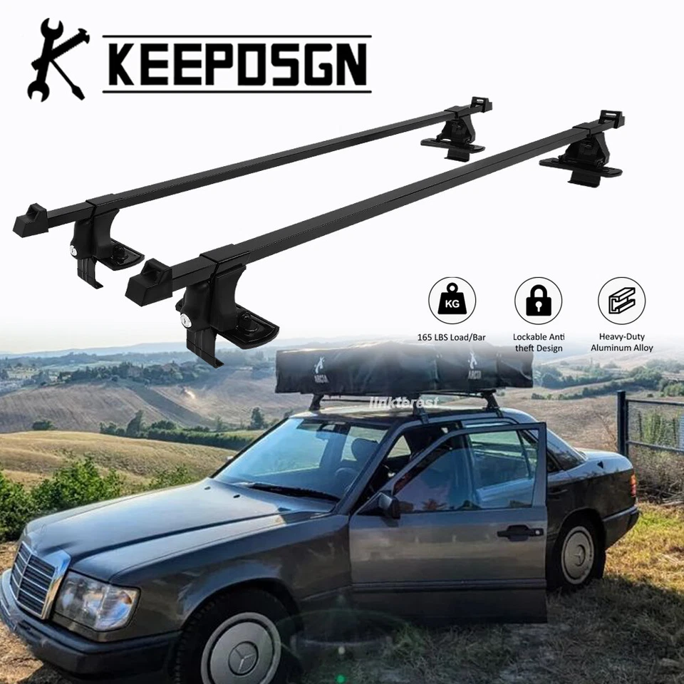 Barras transversales portaequipajes portaequipajes de carga para Mercedes Benz W124 Foto 1 de 4