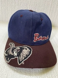 Vintage University of Alabama Hat Roll Tide Crimson Red Cap Boy Blue Htf - Picture 1 of 7