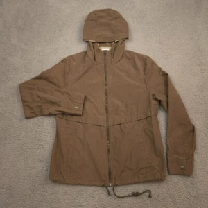 Columbia Arch Cape III Jacket Womens XL Brown Hooded Full Zip AL3089 Lightweight - Picture 1 of 9