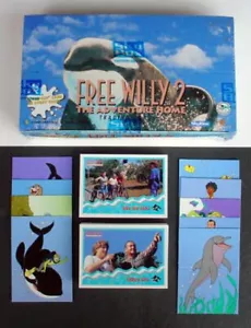 Nuevo 1995 Sky Box Free Willy 2 Tarjetas Coleccionables Lote Caja de Cera 36 Paquetes y Set Pop Out  - Imagen 1 de 12