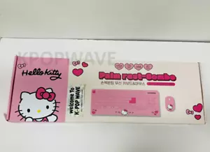 Sanrio Hello Kitty, Kuromi Palm-Rest Wireless Keyboard Mouse Set KOREA - Picture 1 of 6