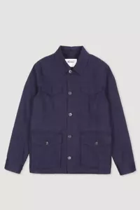 Chaqueta de campo Valstar en lino espina de arenque azul marino, tallas 48 y 56 - nueva con etiquetas, precio de venta sugerido por el fabricante £550 - Imagen 1 de 18