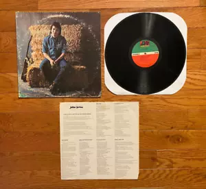 John Prine - Self Titled LP Atlantic SD 8296 1975 Pressing w/ Lyric Sheet Piros - Picture 1 of 7