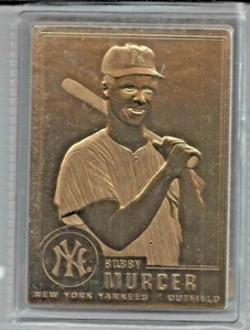 Bobby Murcer  2000 Danbury Mint Sealed 22 kt Gold Card # 63  - Picture 1 of 1