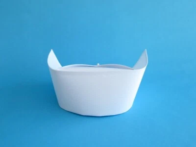 AUTHENTIC NURSE CAP OLD FASHION WHITE VINTAGE COSTUME HAT SMALL PETITE CHILD - Image 1 of 4