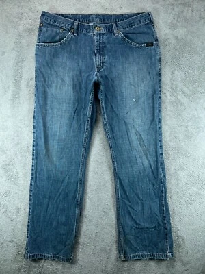 Registered Buddy Lee Lawton Dungarees VTG Jeans Mens 36x32 Blue Jeans Distressed - Image 1 of 4