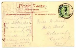 Postal Somerset 1911 GB con matasellos de goma Fivehead Taunton - Imagen 1 de 2