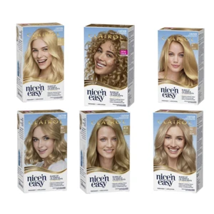 Clairol Nice N Easy Natural Blonde Colour Blond Full Grey Coverage Hair Dye - Picture 1 of 22