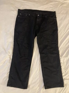 Levi Strauss Men’s W46 L30 Black Denim Jeans Original Riveted 541 - Picture 1 of 13