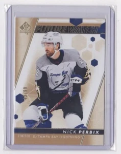 2022-23 UD SP AUTHENTIC FUTURE WATCH GOLD PARALLEL/99 NICK PERBIX #156 LIGHTNING - Picture 1 of 2