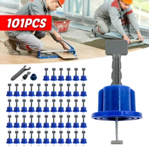 50 Sets Reusable Tile Leveling System Positioning T-Lock Tool Kit Spacer Locator - Picture 1 of 8