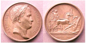 HUGE HEAVY BRONZE 1808 NAPOLEON MEDAL! DEFEAT OF SPAIN/END OF INQUISITION! RARE! - Picture 1 of 1