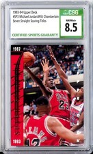 1993-94 Upper Deck #SP3 Michael Jordan / Wilt Chamberlain- CSG 8.5 NM/Mint+