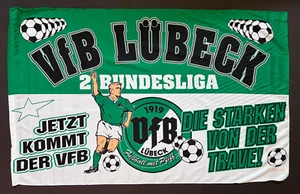 VfB Lübeck - Die Starken von der Trave - Fahne Flagge Flag Fussball #702 - Bild 1 von 4