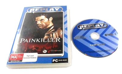 Painkiller PC DVD ROM Game No Manual MA15+ 2004 Dreamcatcher Interactive Tested - Image 1 of 4
