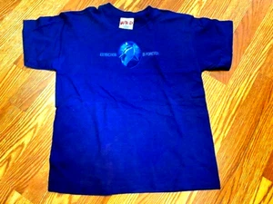 Vintage 1990s EXTINCTON IS FOREVER Killer Whale Embroidered Kid's Tshirt Size M - Picture 1 of 4