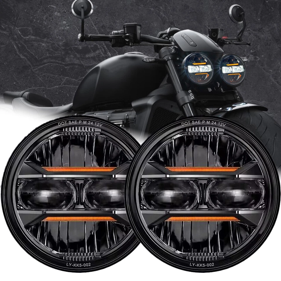 Faro LED triple y calle triple para Triumph Rocket III 3 velocidades Foto 1 de 4