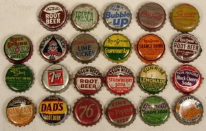 SODA BOTTLE CAPS LOT OF 22 MINNESOTA ETC ROCK SPRING SUN-RISE - Picture 1 of 2