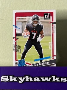 Tarjeta de novato Donruss Bijan Robinson #305 2023 clasificación RC Atlanta Falcons - Imagen 1 de 4