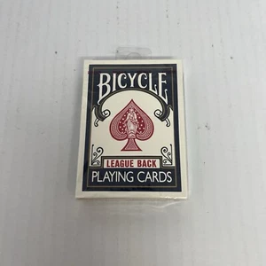 Bicycle Rider Back - Made in Ohio - Black League Back 808 - Playing Cards New - Bild 1 von 6