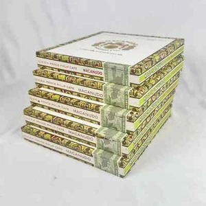 Macanudo Imported Wood Cigar Boxes (Empty) Lot of 5 Crafting Collectible - Picture 1 of 11