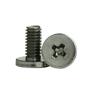 M1.4 White Carbon Steel Flat head Cross screw Thin Head Cross bolt 4mm-10mm L - Picture 1 of 1