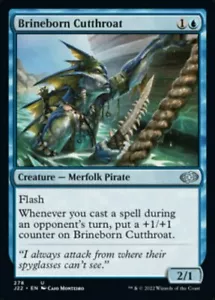 MTG-4x-Near Mint, English-Brineborn Cutthroat-Jumpstart 2022 - Picture 1 of 1