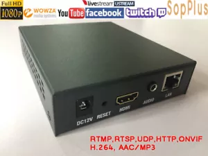 Encoder HDMI H.264 tramite HTTP RTSP RTMPS UDP a IPTV trasmissione con linea audio IN - Foto 1 di 7