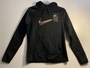 Sudadera con capucha Nike negra Pull Over Dri-Fit para niñas (talla M) - Imagen 1 de 4