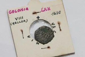 🧭 🇩🇪 GERMANY COLOGNE 8 HELLER 1630 B66 #562 - Imagen 1 de 4
