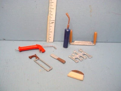 Miniature Handyman's Tool Set #5 (7 pc) Reynolds Metal Non-Working  1/12th Sc - Image 1 of 2