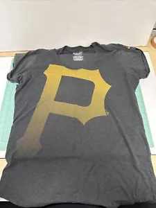 NIKE Pittsburgh Pirates Shirt Women's XLarge Scoop Neck Worn Look Poly Blend MLB - Picture 1 of 6