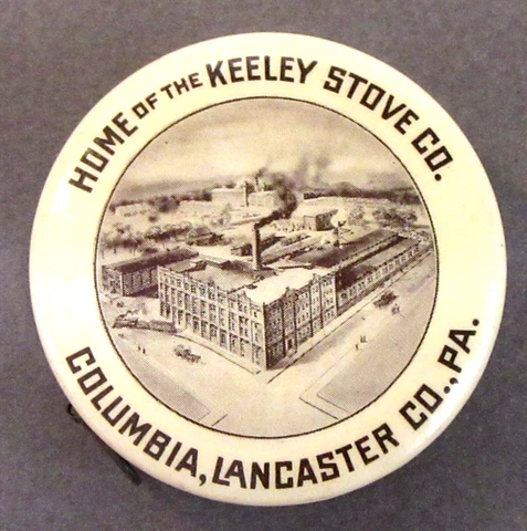 COLUMBIAN KEELEY STOVE CO. Columbia Pennsylvania celluloid tape measure ^ Cover