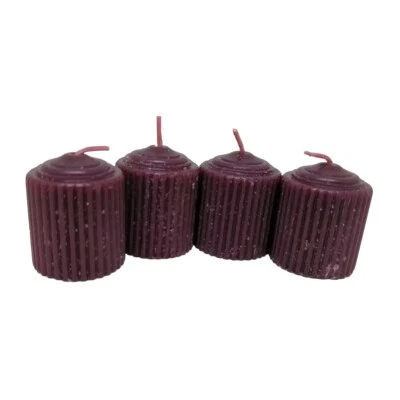 Vela votiva griega perfumada 4 raíces 1,5" difícil de encontrar aroma eterno retirado nueva sin sellar Foto 1 de 4