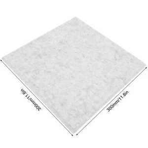 6Pcs SoundAbsorbing Board Acoustic Polyester Fiber Soundproof Fireproof Silencer - Picture 1 of 12
