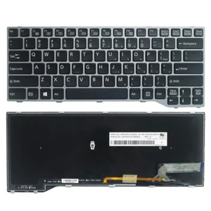 Keyboard For Fujitsu LifeBook E544 E546 E547 E733 E734 E736 E743 E744 E746 New - Picture 1 of 2