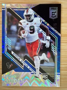 Brevin Jordan RC 2021 Panini Donruss Elite #119 Rookies Status Explosion /275 - Picture 1 of 3
