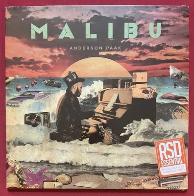 ANDERSON PAAK~MALIBU 2 LP SEALED! (2023) LIMITED EDITION WHITE ORANGE SPLATTER - Image 1 of 2