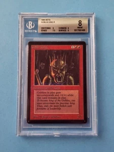 Beta Goblin King MTG Graded BGS 8 NM - MINT! - Bild 1 von 2