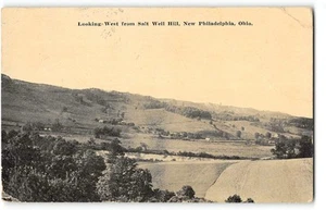 Salt Well Hill, New Philadelphia, Ohio Tuscarawas County 1913 Vintage Postkarte - Bild 1 von 2