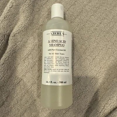 Champú de aminoácidos Kiehl's 16,9 oz 500 ml tamaño JUMBO todo tipo de cabello con aceite de coco Foto 1 de 3