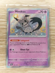 2024 Pokemon Mimikyu Paldean Fates Baby Shiny 160/091 - Picture 1 of 2