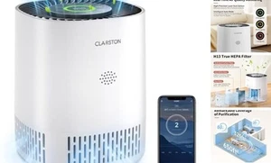 Luftreiniger für Zuhause Schlafzimmer bis 650 Fuß², H13 True HEPA Luftfilter für - Bild 1 von 8