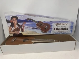 Mitchell Brand MU40NT Model Wooden Soprano Ukulele - Picture 1 of 9