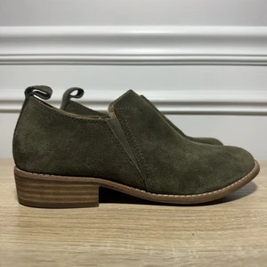 Sofft Naisbury Leather Shoes Sz 7M Ret $130 NWOB SUEDE GREEN KHCTH22 - Picture 1 of 9