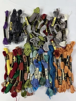 DMC Embroidery Thread Floss Lot Of 64, Smoke Free, Pet Free Multiple Of The Same - Image 1 of 4
