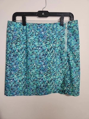 EP Professional Green Multicolor Golf Tennis Skort Womens Size 4 - Image 1 of 4