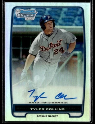 L55,693 - 2012 Bowman Chrome Prospect Auto Refractors #BCP106 Tyler Collins /500 - Image 1 of 2