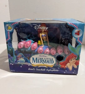 VTG The Little Mermaid Ariel's Seashell Xylophone Special Edition Disney  1988 - Imagen 1 de 16